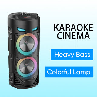 Sakerplus® Portable Bluetooth Speaker Karaoke Machine