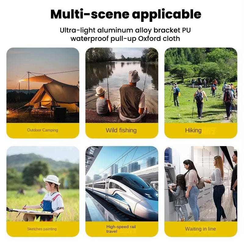 Sakerplus Portable Pocket Handbag Stool