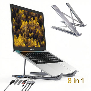 Sakerplus 8-in-1 USB-C Laptop Docking Station