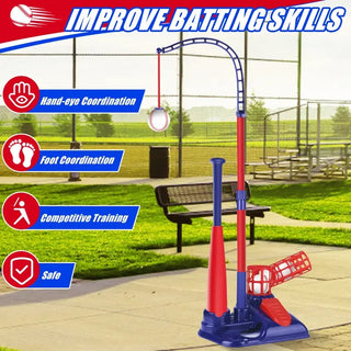 Sakerplus® Youth Automatic Baseball Pitching Machine Set