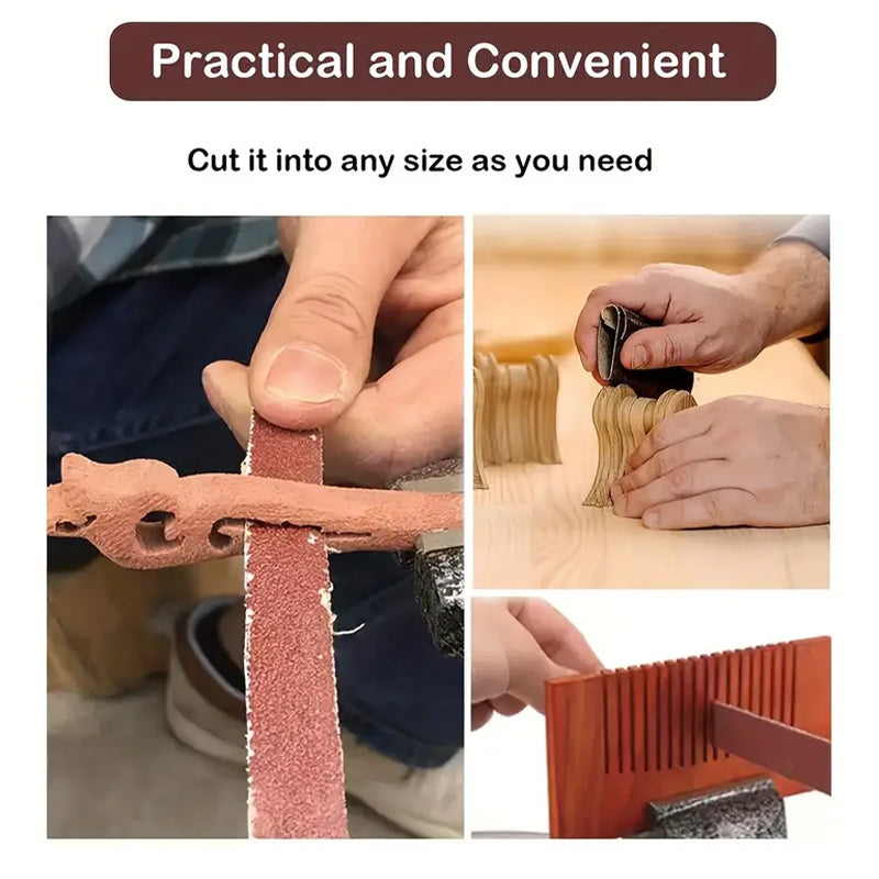 Sakerplus Assorted Grit Sandpaper Roll Set