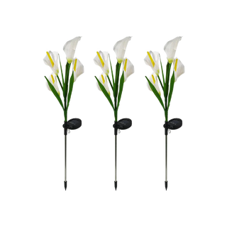 Multi-Color LED Solar Arum-lily Garden Lights