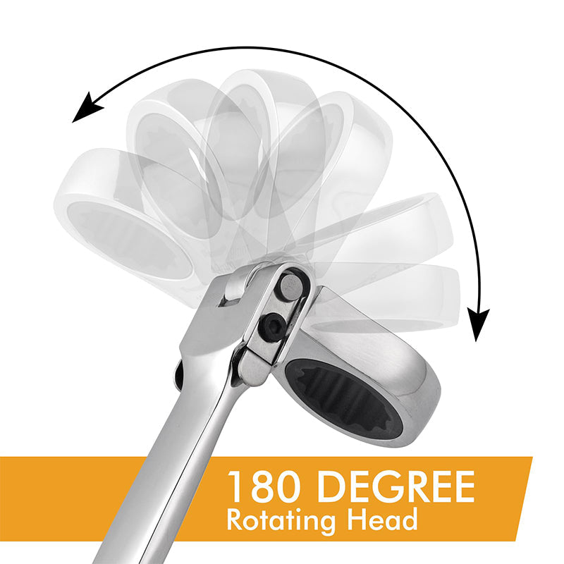 Sakerplus 12-in-1 Quick Ratchet Wrench Set