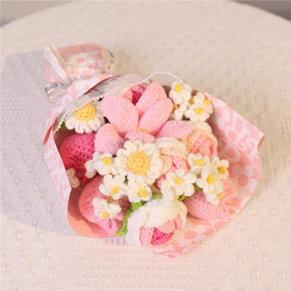Sakerplus Crochet Flower Gift Bouquet Decoration