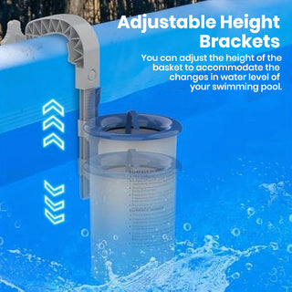 Sakerplus Floating Pool Skimmer with Mount Bracket