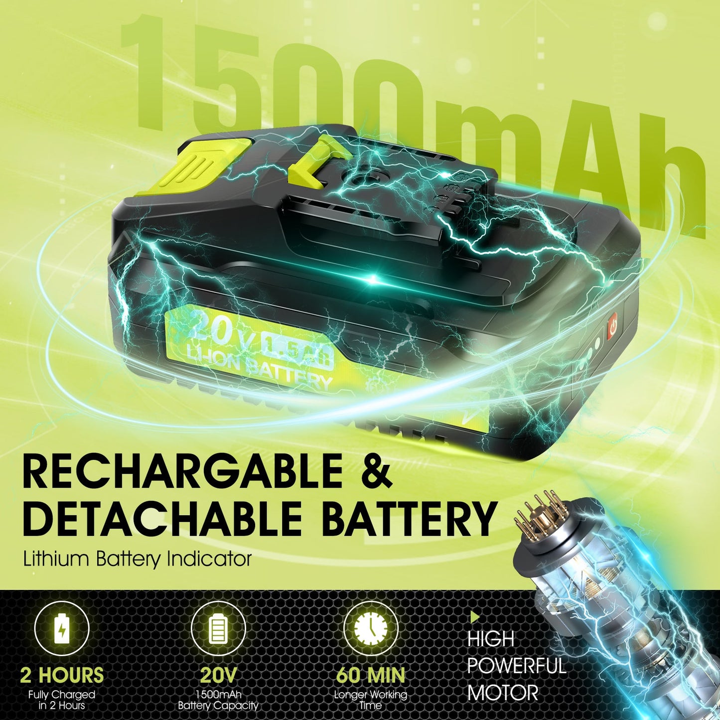 Saker® Cordless Hedge Trimmer