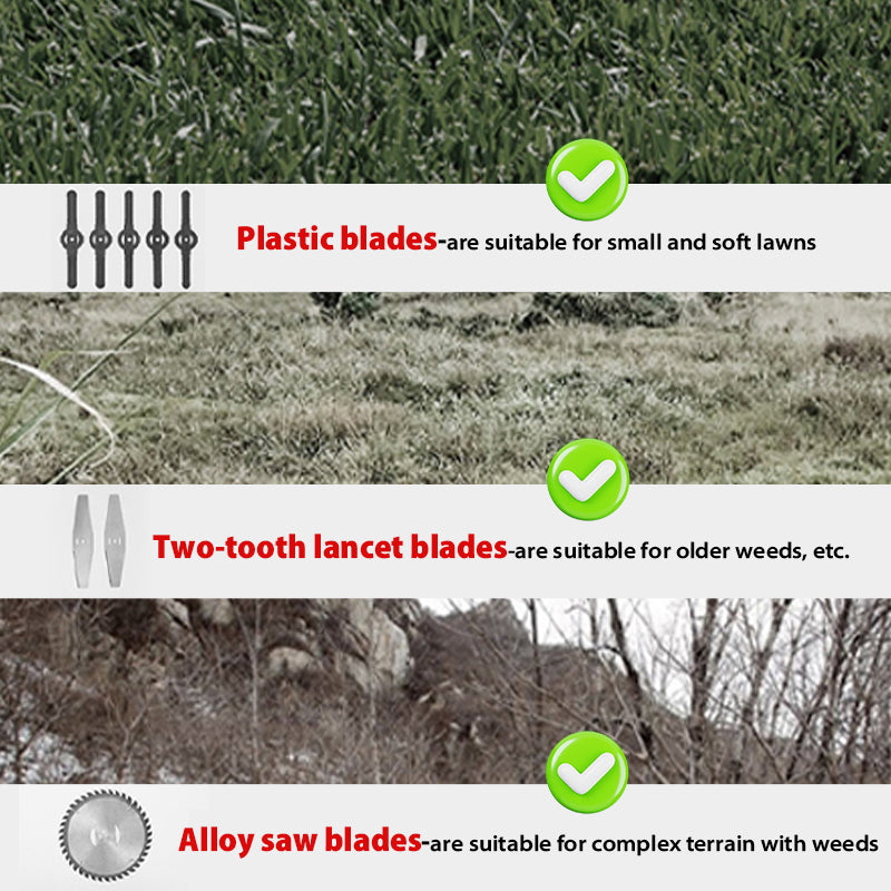 Sakerplus 3-in-1 Garden Trimmer with Batteries