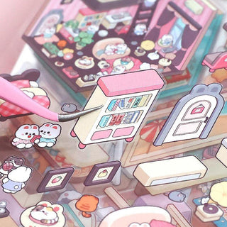 Sakerplus® 3D Isometric DIY Sticker Book