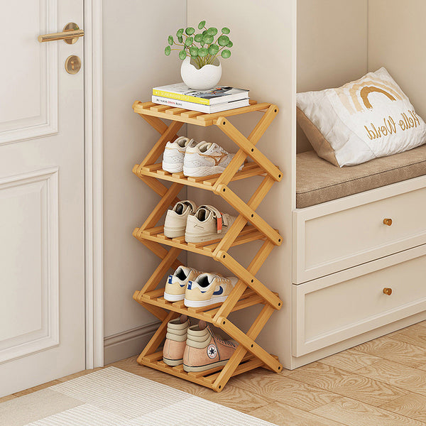 Sakerplus® Vertical Narrow Folding Shoe Storage Rack