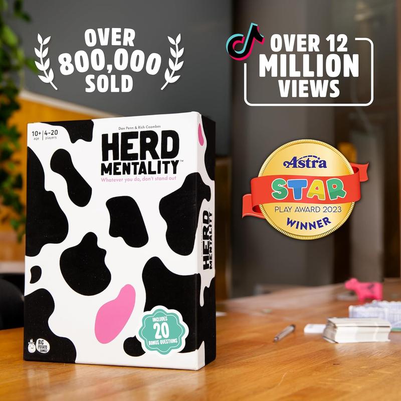 Sakerplus® Board Games Herd Mentality Fun Play