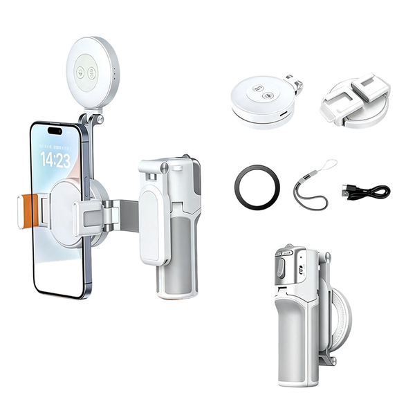 Sakerplus® Zoomable Magnetic Palm Grip Mini Selfie Stick