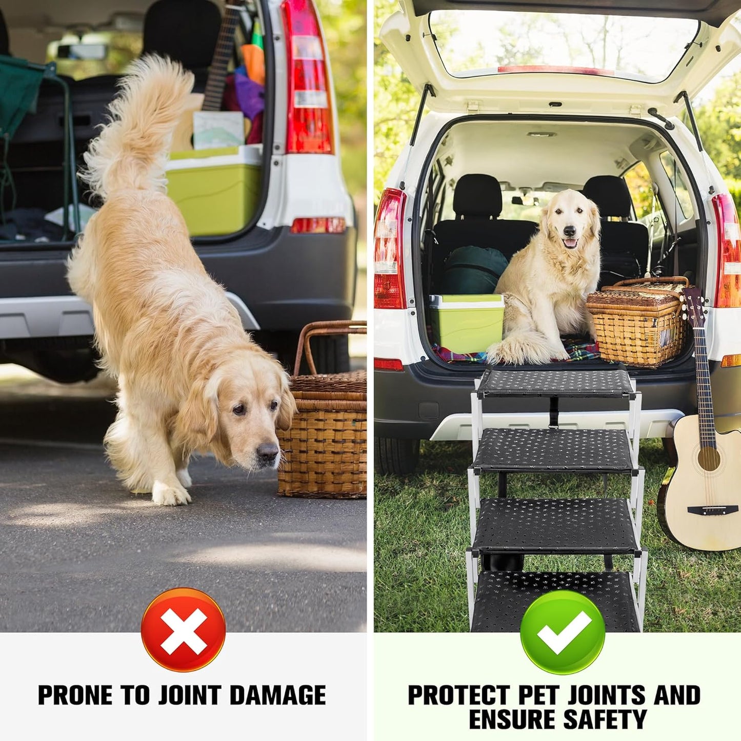Sakerplus Dog Ramps for Cars