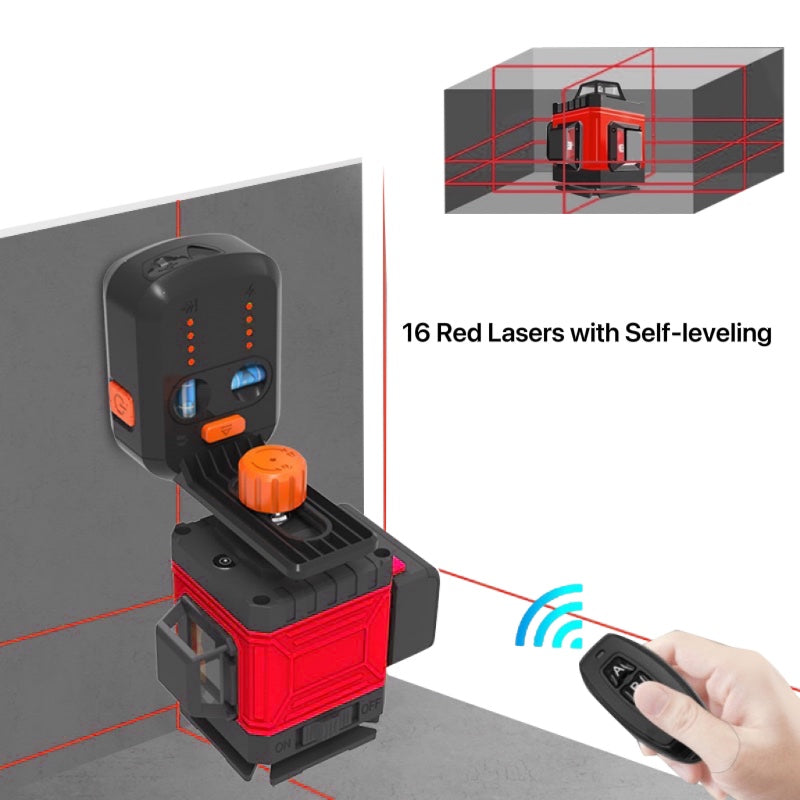 SAKER® 3-in-1 Wall-Mountable Laser Level Pro