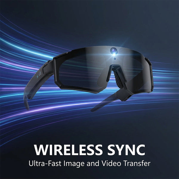 Sakerplus® Smart Cycling Camera Bluetooth Glasses
