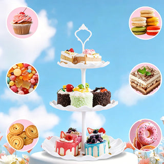 Sakerplus® Tiered Cake Stand Dessert Display Set