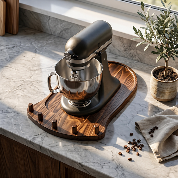 Sakerplus® Wooden Mixer Slider With Storage