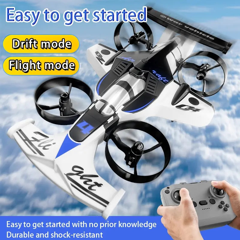 Sakerplus® RC Plane Drone With Stunts