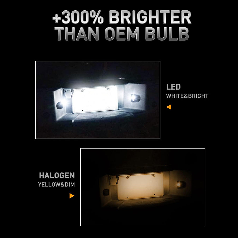 Sakerplus LED License Plate Light Replacement Set