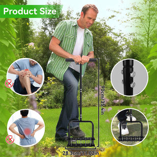 Sakerplus® Heavy Duty Lawn Aerator With Spikes