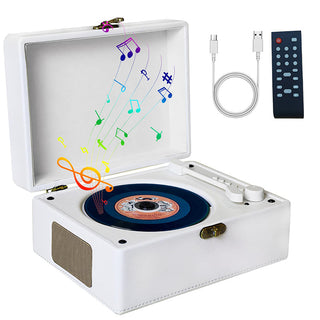 Sakerplus Rechargeable Leather CD Player