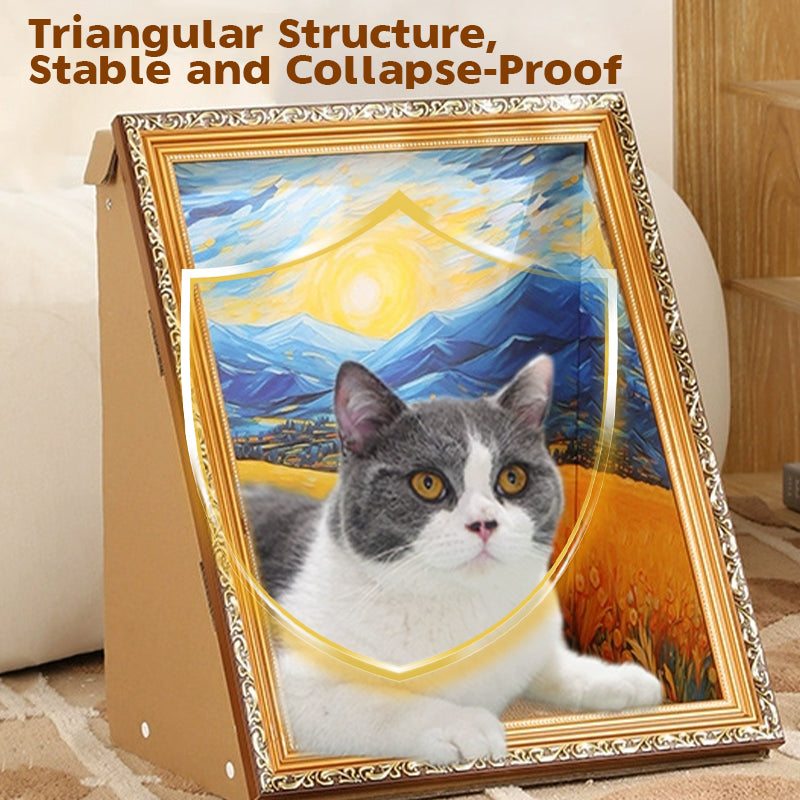 Sakerplus Art Frame Cat Bed House