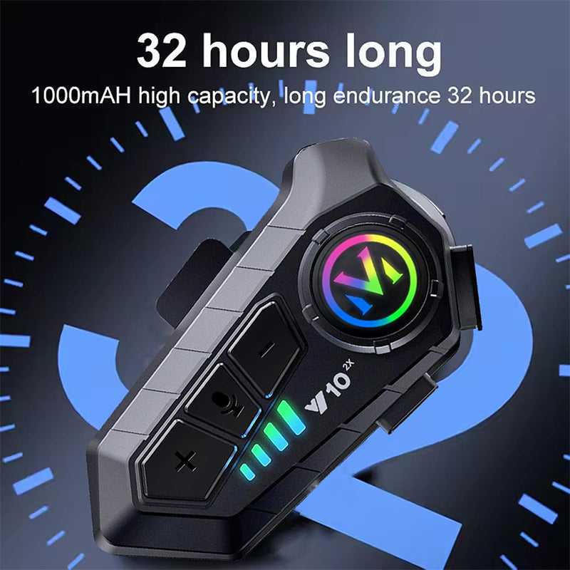 Sakerplus Motorcycle Bluetooth Helmet Headset