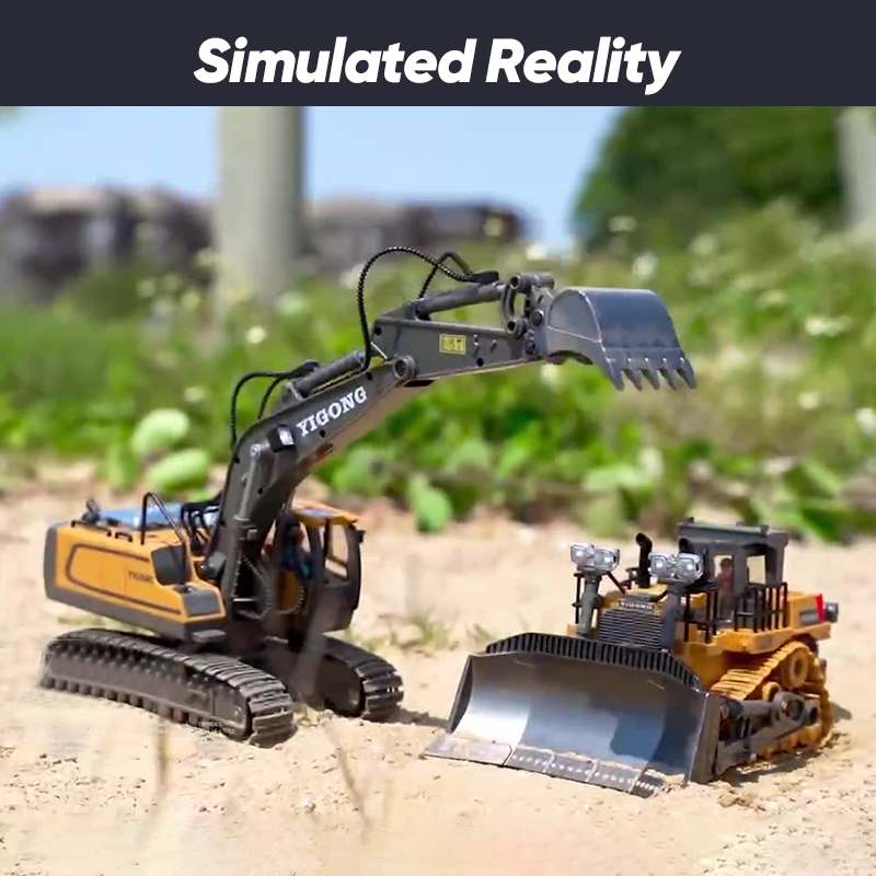 Saker Remote Control Excavator Construction Toys
