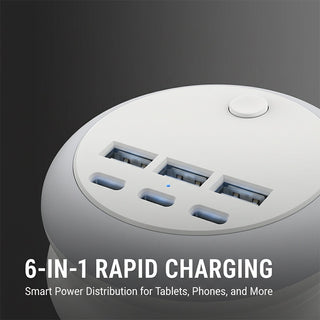 Sakerplus® 6 Port USB Power Strip