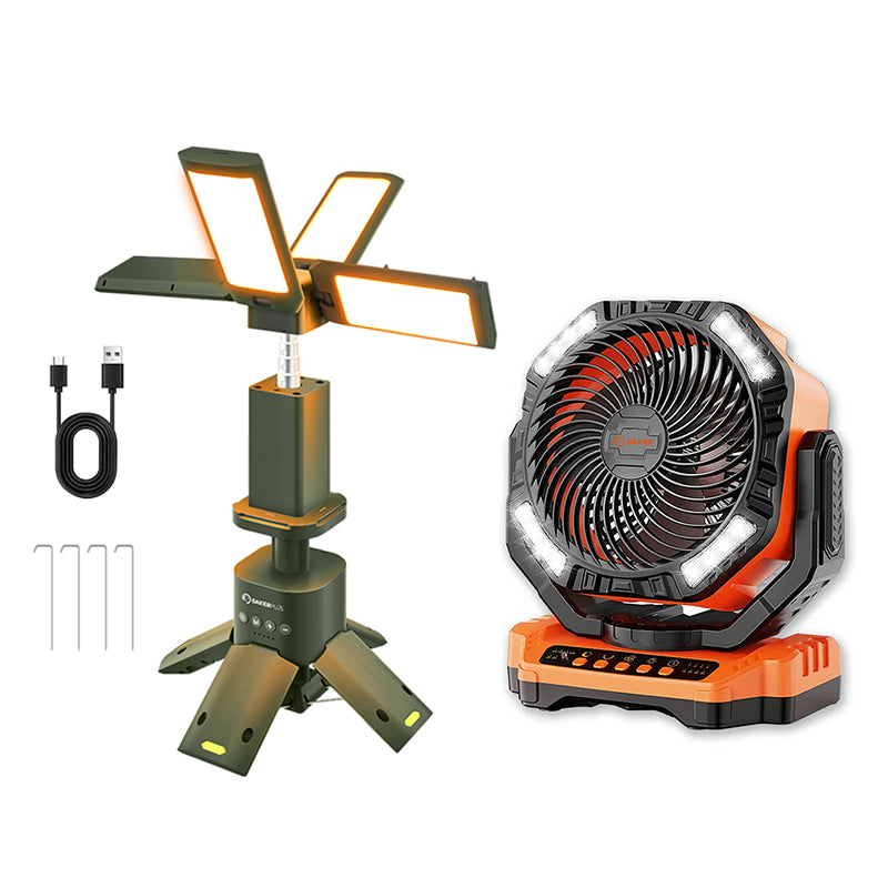 SakerPlus Retractable Windproof Camping Lantern