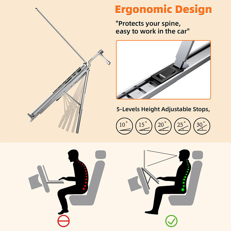 Sakerplus® Steering Wheel Tray Car Desk