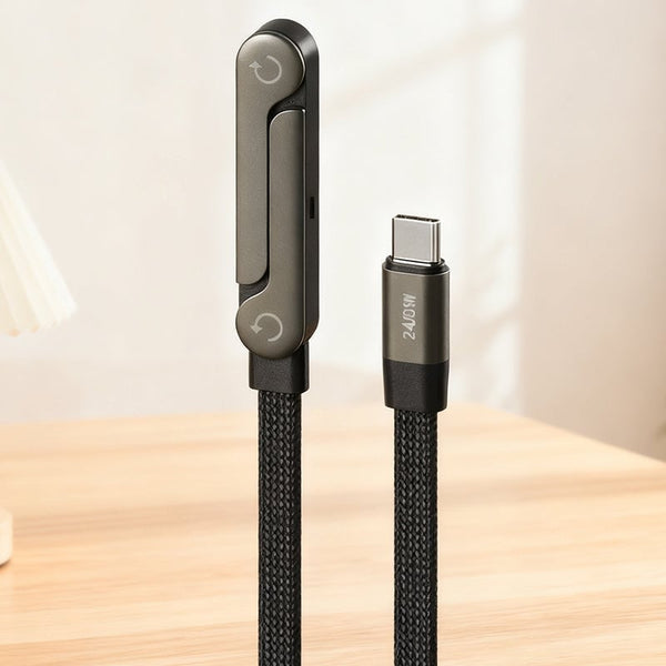 Sakerplus® 240W Ultra-Fast Charging Cable with Stand