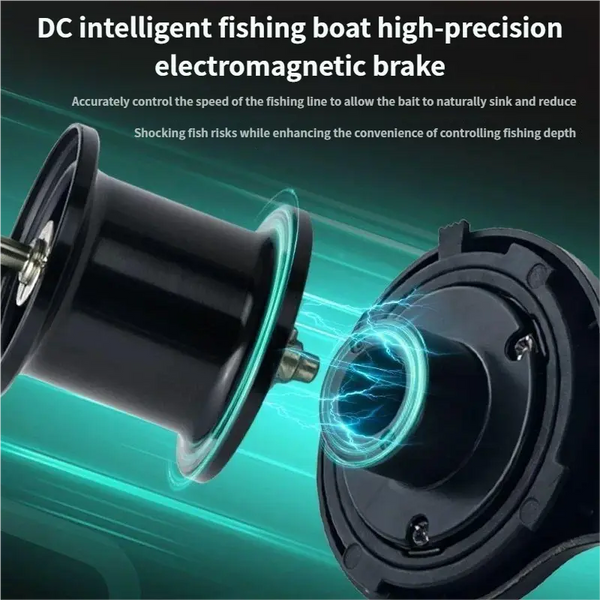 Sakerplus® Dark God DC Baitcasting Fishing Reel