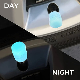 Sakerplus® Universal Fluorescent Tire Valve Caps (4 PCS/Set)