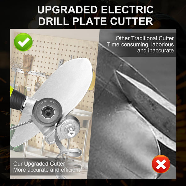 Sakerplus® Electric Drill Plate Cutter