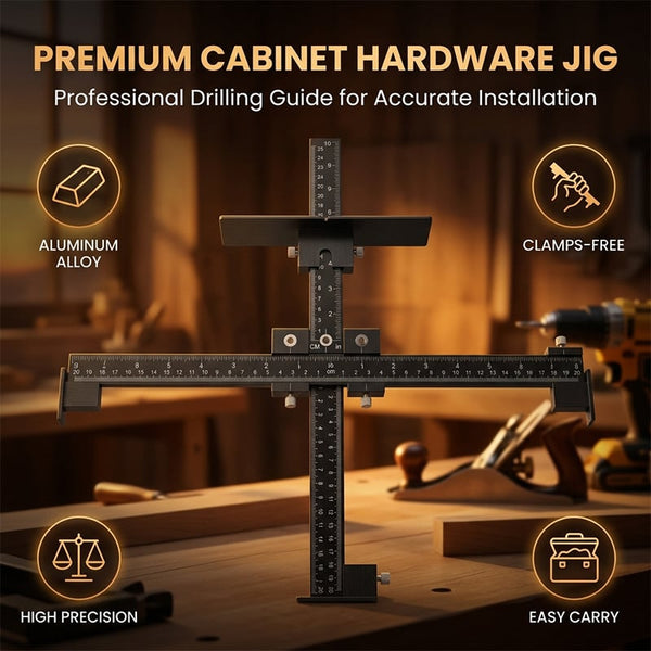 Sakerplus® Precision Cabinet Handle Installation Jig