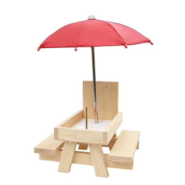 Sakerplus® Outdoor Wooden Squirrel Feeder
