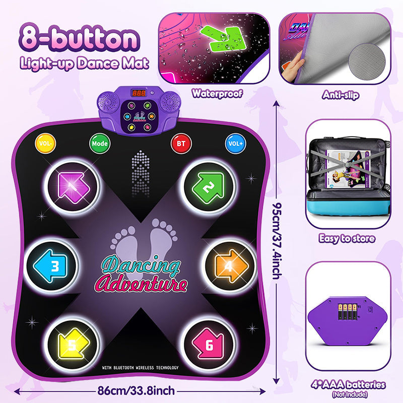 Sakerplus® LED Bluetooth Kids Dance Mat