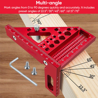 Sakerplus® 3D Multi-Purpose Carpenter's Triangle Square