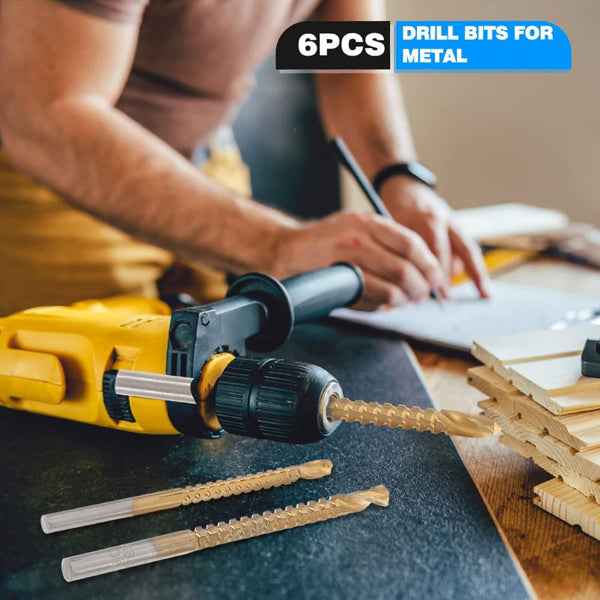 Sakerplus® Multi Material Spiral Drill Bit Set