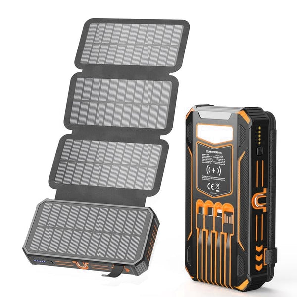 Sakerplus® Wireless Portable 30000 Solar Charger Power Bank