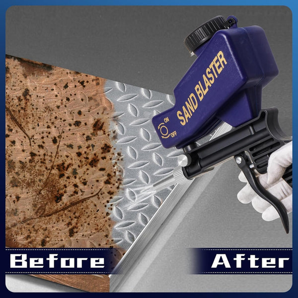 Sakerplus® Portable Anti-Slip Handheld Sand Blaster with Nozzle