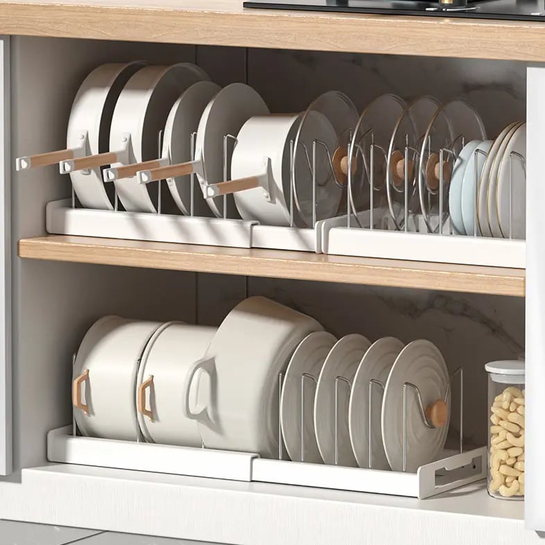 Sakerplus Expandable Pots And Pans Organizer
