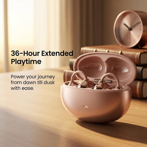 Sakerplus® SK50 Open-Ear Clip-On Wireless Bluetooth 6.0 Earphones