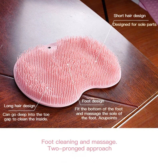 Sakerplus® Shower Foot & Back Scrubber, Massage Pad