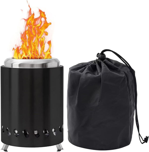 Sakerplus® Portable Smokeless Tabletop Firepit