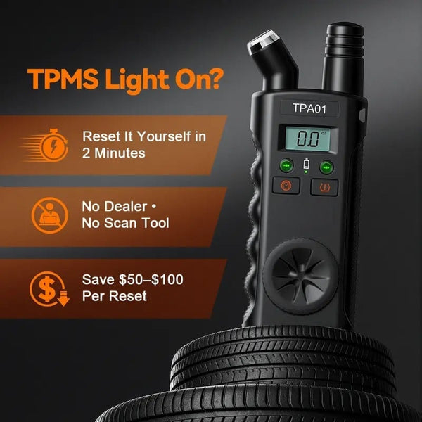 Sakerplus® Digital Tire Pressure Gauge & TPMS Relearn Tool