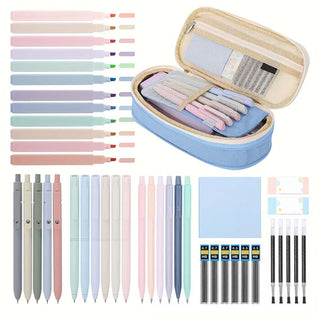 Sakerplus Cute Pink School Supplies Set