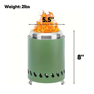 Sakerplus® Portable Smokeless Tabletop Firepit