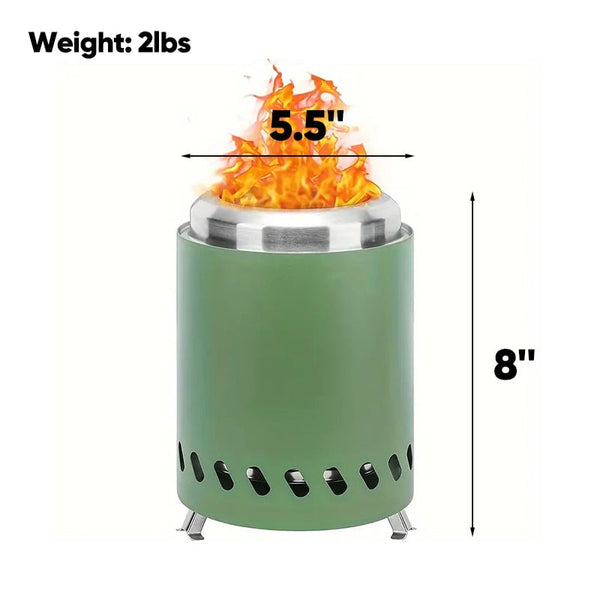 Sakerplus® Portable Smokeless Tabletop Firepit