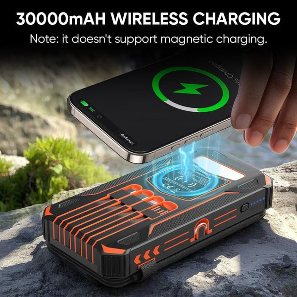 Sakerplus® Wireless Portable 30000 Solar Charger Power Bank